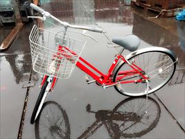 26インチ 自転車(フレーム　直)